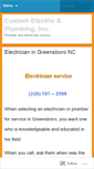 Mobile Screenshot of customelectricnc.com